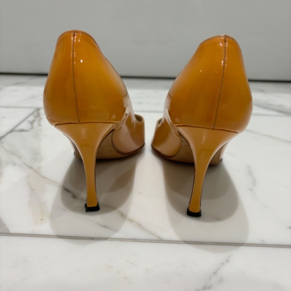 Manolo Blahnik Patent Leather Pumps Size EU 35 US 5B, 3 Inch Heels - Picture 11 of 12